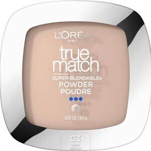 Loreal Paris True Match Powder Super Blendable C3 Light Medium New & Sealed